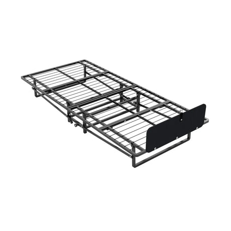 Twin Folding Metal Bed Frame With High Density Foam Mattress - Omega Lifestyles