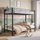 Twin Metal Bunk Bed Frame With Slatted Support - Restanew - Omega Lifestyles