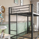 Twin Metal Bunk Bed Frame With Slatted Support - Restanew - Omega Lifestyles