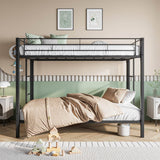 Twin Metal Bunk Bed Frame With Slatted Support - Restanew - Omega Lifestyles