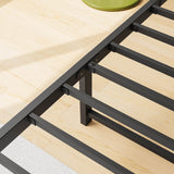 Twin Metal Wood Bed Frame With Storage Headboard Charging - Restanew - Omega Lifestyles