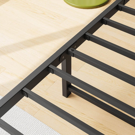 Twin Metal Wood Bed Frame With Storage Headboard Charging - Restanew - Omega Lifestyles