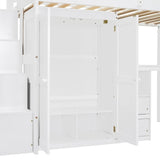 Twin Multifunctional Loft Bed With Storage Desk Drawers - Sleep Galleria