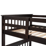 Twin - Over - Full Solid Wood Stairway Storage Bunk Bed - Restanew - Omega Lifestyles