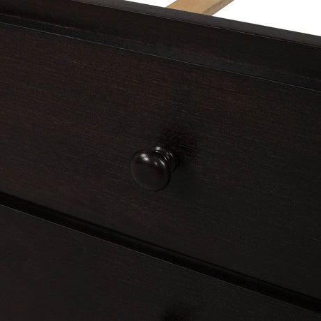 Twin - Over - Twin Solid Wood Espresso Bunk Bed With Trundle - Restanew - Omega Lifestyles