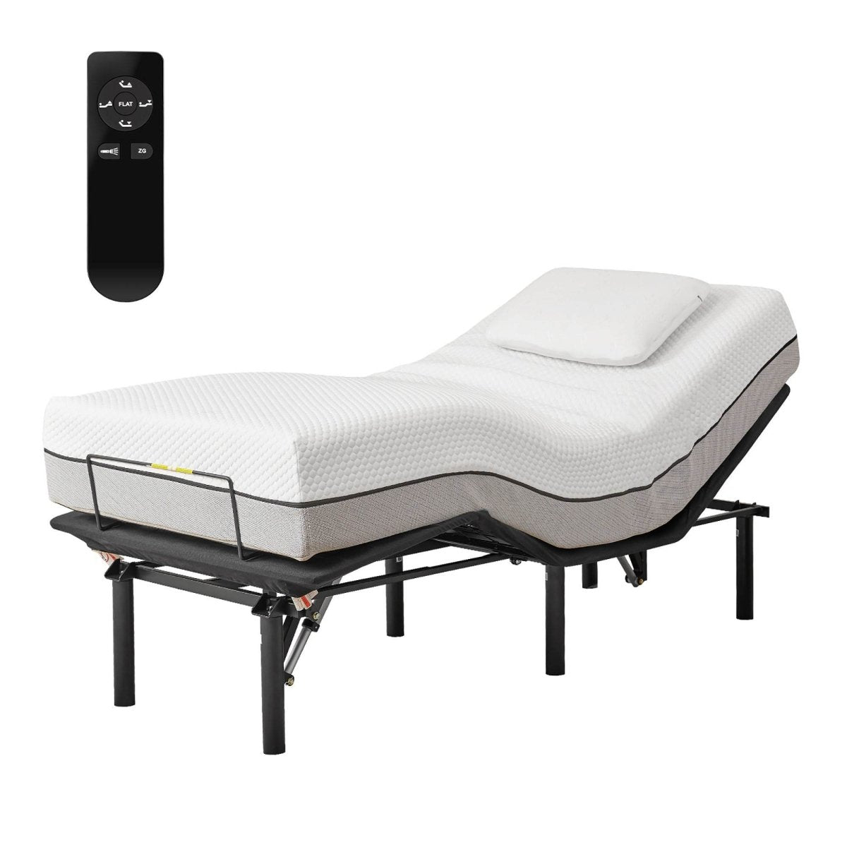 Twin XL Adjustable Metal Bed Base With Wireless Control - Restanew - Omega Lifestyles