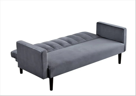 Velvet Convertible Futon Sofa Bed With Twin Sleeper - Omega Lifestyles