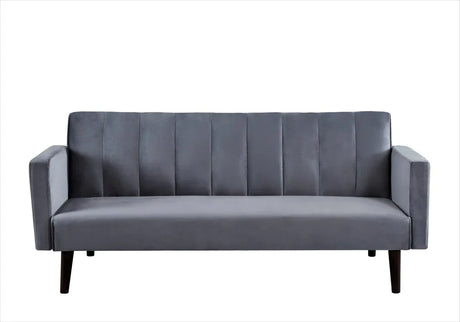Velvet Convertible Futon Sofa Bed With Twin Sleeper - Omega Lifestyles