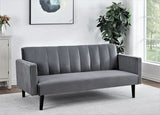 Velvet Convertible Futon Sofa Bed With Twin Sleeper - Omega Lifestyles