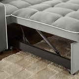 Versatile Convertible Velvet Sleeper Sofa Bed Recliner - Restanew - Omega Lifestyles