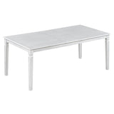 Vintage Extendable Rustic Farmhouse Dining Table Set - Omega Lifestyles