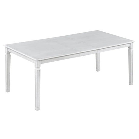 Vintage Extendable Rustic Farmhouse Dining Table Set - Omega Lifestyles