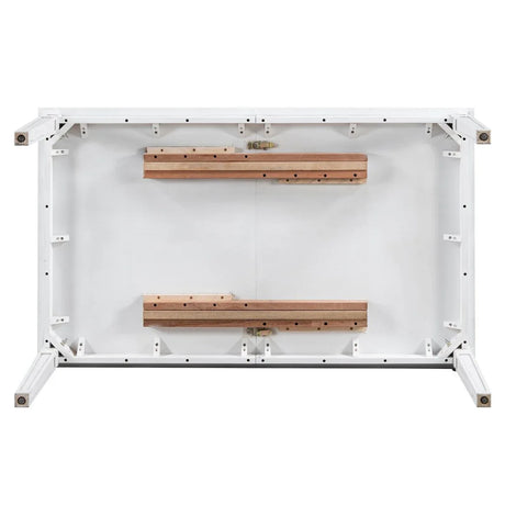 Vintage Extendable Rustic Farmhouse Dining Table Set - Omega Lifestyles