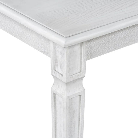 Vintage Extendable Rustic Farmhouse Dining Table Set - Omega Lifestyles