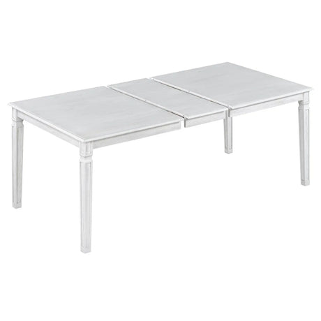 Vintage Extendable Rustic Farmhouse Dining Table Set - Omega Lifestyles