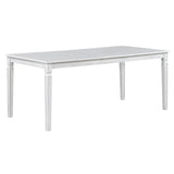 Vintage Extendable Rustic Farmhouse Dining Table Set - Omega Lifestyles