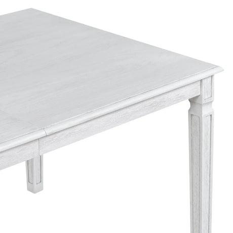 Vintage Extendable Rustic Farmhouse Dining Table Set - Omega Lifestyles