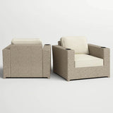 Weather - Resistant Outdoor Wicker Lounge Chairs Set Of 2 - Restanew - Omega Lifestyles