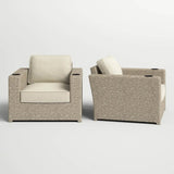 Weather - Resistant Outdoor Wicker Lounge Chairs Set Of 2 - Restanew - Omega Lifestyles