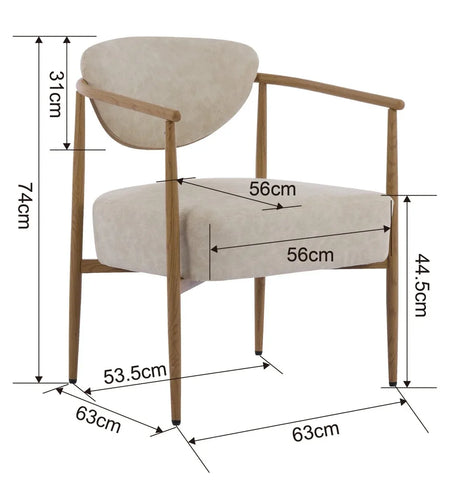 White Teddy Velvet Dining Room Chair With Foam Seat - Omega Lifestyles