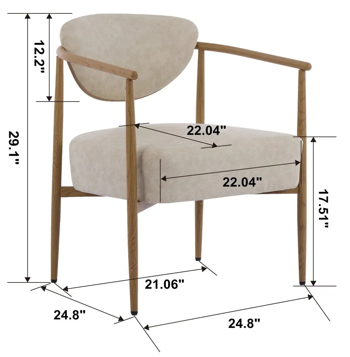 White Teddy Velvet Dining Room Chair With Foam Seat - Omega Lifestyles