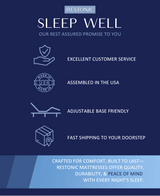 12.5-Inch Firm Hybrid Cooling Foam Mattress - Sleep Galleria
