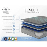 King Firm 13-Inch Cooling Hybrid Foam Mattress - Omega Lifestyles