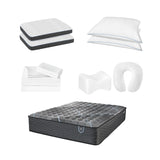 Medium Hybrid Euro Top Cooling Memory Foam King Mattress - Omega Lifestyles