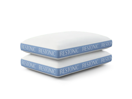 Set Of 2 TempAdvantage Cooling Microfiber Bed Pillows - Omega Lifestyles