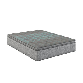Soft 14-Inch Plush Cooling Hybrid Queen Mattress - Omega Lifestyles