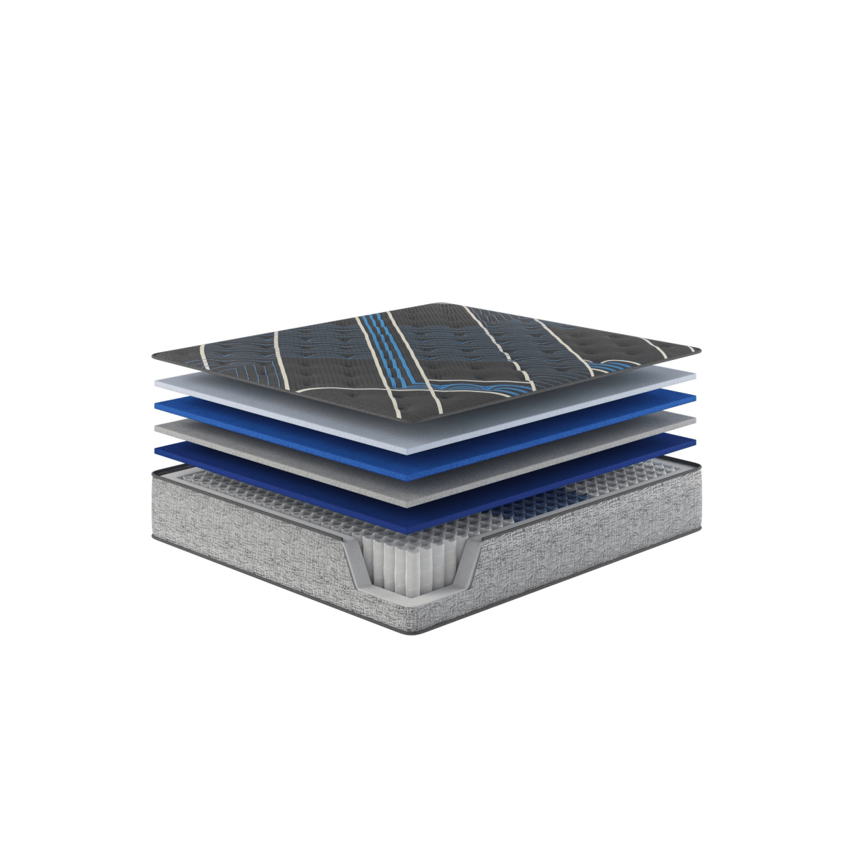 Soft 15-Inch Plush Euro Top Hybrid Mattress - Sleep Galleria