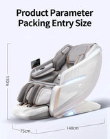 Rinsho ApexForce 4D Smart Full-Body Massage Chair - Omega Lifestyles