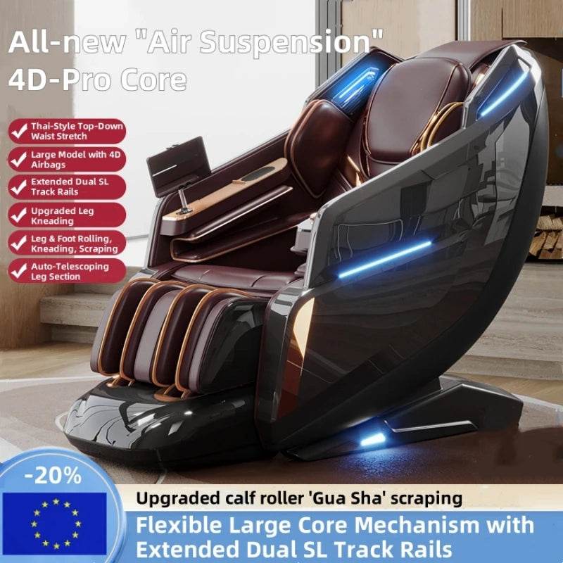 Rinsho ApexForce 4D Smart Full-Body Massage Chair - Omega Lifestyles