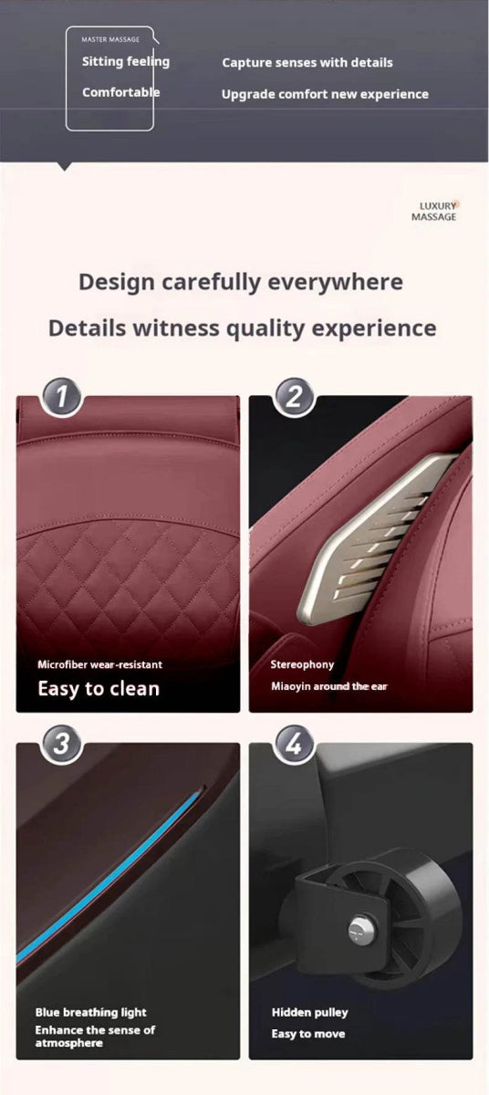 Rinsho ForgeCore 8R 4D SL-Track Massage Chair - Omega Lifestyles