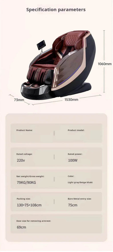 Rinsho ForgeCore 8R 4D SL-Track Massage Chair - Omega Lifestyles