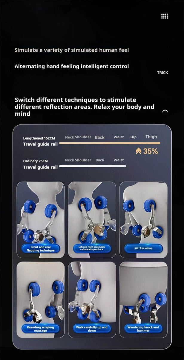 Rinsho TitanWave 4D Zero Gravity SL Track Massage Chair - Omega Lifestyles