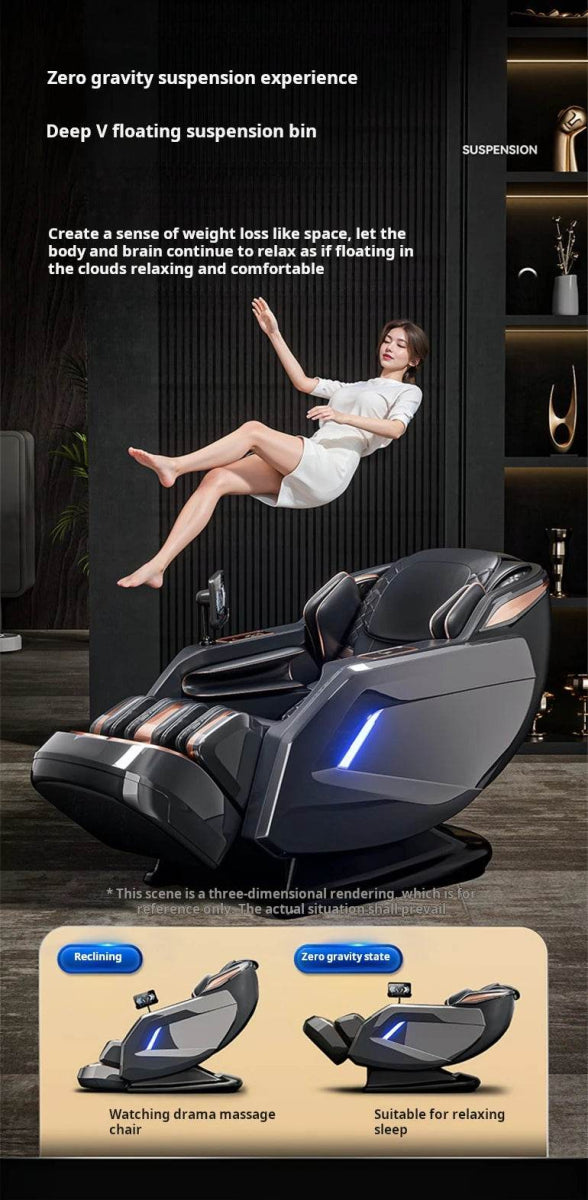 Rinsho TitanWave 4D Zero Gravity SL Track Massage Chair - Omega Lifestyles