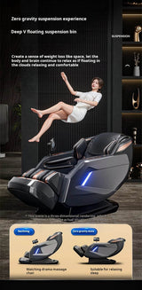 Rinsho TitanWave 4D Zero Gravity SL Track Massage Chair - Omega Lifestyles