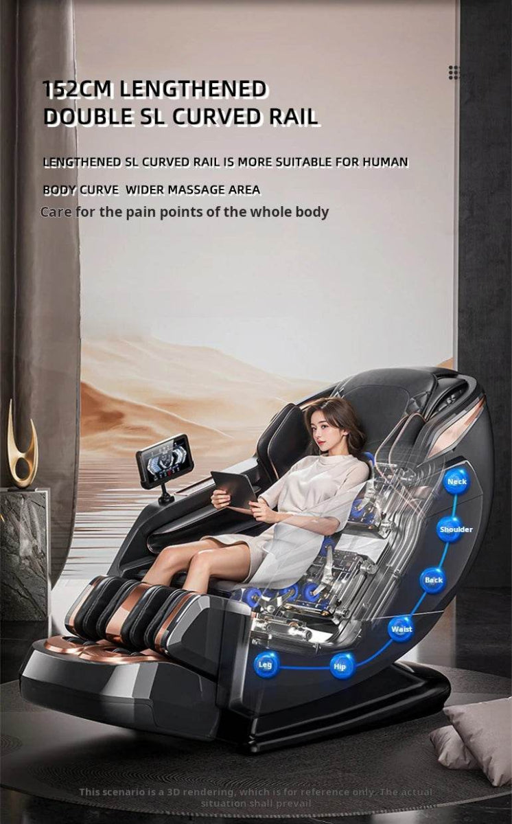 Rinsho TitanWave 4D Zero Gravity SL Track Massage Chair - Omega Lifestyles