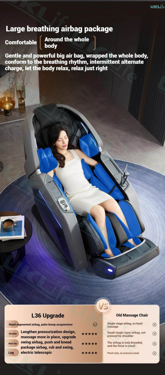 Rinsho VigorPulse 4D Dual Core Zero Gravity Massage Chair - Omega Lifestyles