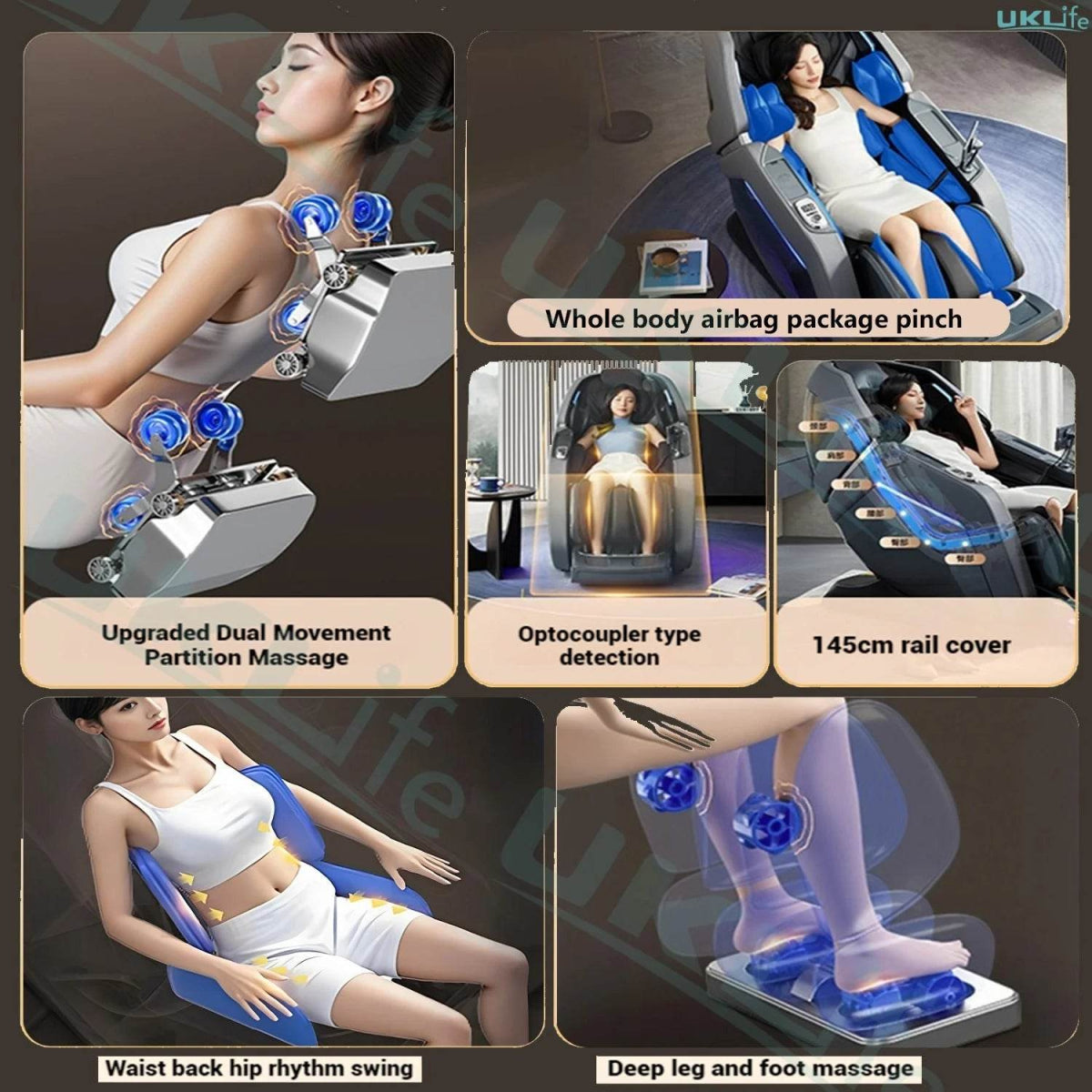 Rinsho VigorPulse 4D Dual Core Zero Gravity Massage Chair - Omega Lifestyles