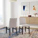 Set of 2 Wendell Contemporary Upholstered Dining Chairs - Omega Lifestyles