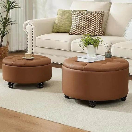 Storage Ottoman Coffee Table Set - Omega Lifestyles
