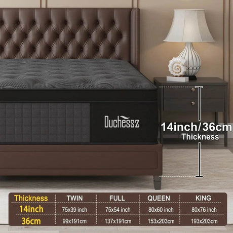 Cooling Gel Memory Foam Hybrid Mattress - Omega Lifestyles