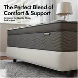 Hybrid Gel-Infused Memory Foam Mattress - Omega Lifestyles