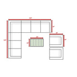 10 - Piece 8 - Person Outdoor Aluminum Wicker Seating Set With Cushions - Serenova - Omega Lifestyles