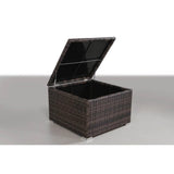 11 - Piece Outdoor Espresso Wicker Sectional Seating Set With Cushions - Serenova - Omega Lifestyles