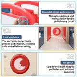 12-in-1 Toddler Indoor Outdoor Playset With Swing Slide - Omega Lifestyles