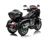 12V Two - Seat Kids Electric Ride - On Motorcycle With Storage - Serenova - Omega Lifestyles