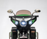 12V Two - Seat Kids Electric Ride - On Motorcycle With Storage - Serenova - Omega Lifestyles